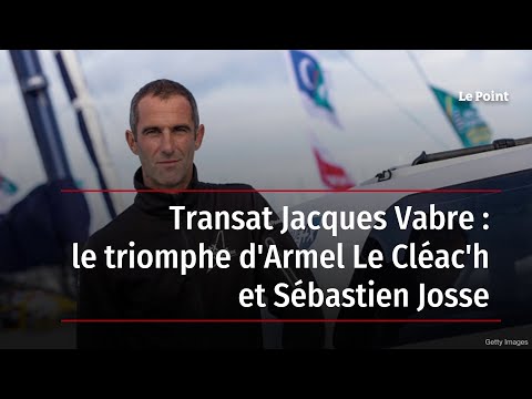 Transat Jacques-Vabre : le triomphe d'Armel Le Cléac'h et Sébastien Josse
