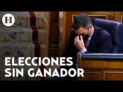 ¡Izquierda y derecha sin mayoría en elecciones de España! Incertidumbre en el país europeo