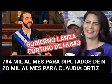 SERVIDUMBRE LEGISLATIVA DE NAYIB LE DA 20 MIL A CLAUDIA Y QUE SEDAN CON 27 MILLONES ELLOS!