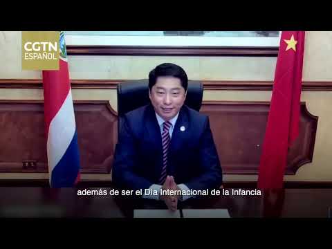 Embajador de China en Costa Rica, Tang Heng, envía mensaje a los niños en Día Int. de la Infancia