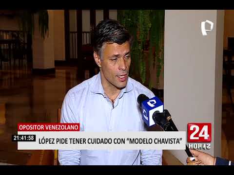 Leopoldo López: “Venezuela no es el camino a seguir”