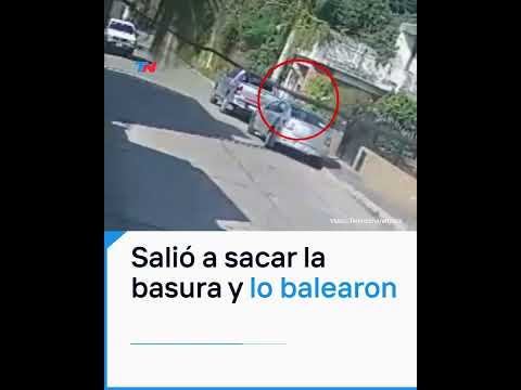 Violento asalto en Villa Sarmiento: salió a sacar la basura y lo balearon