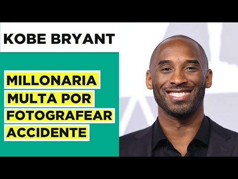 Jurado obliga a pagar USD 31 millones por fotografiar accidente de Kobe Bryant