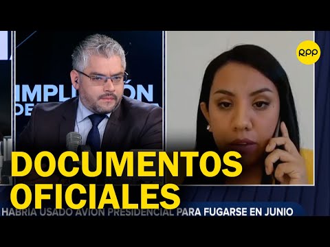 Fray Vásquez: Información sobre viaje en avión presidencial se sustenta en documentos oficiales