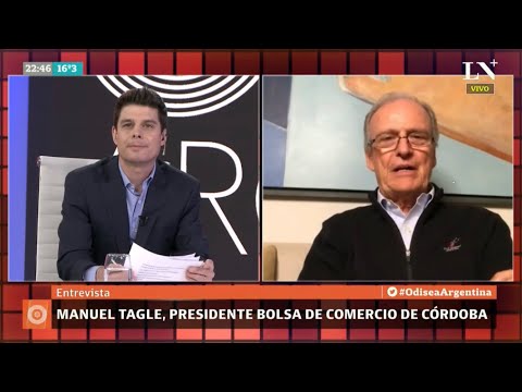 Manuel Tagle, presidente de la Bolsa de Comercio de Córdoba: La situación económica está al límite