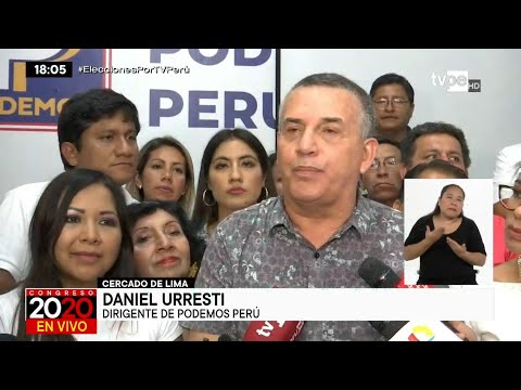 Daniel Urresti dice ser el candidato más votado en Lima y espera confirmación del JNE