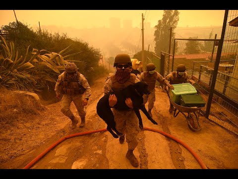 Quilpué: Incendios forestales obligan a evacuar a 25 mil personas
