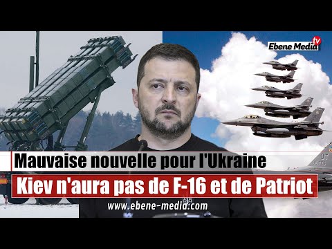 Mauvaise nouvelle pour l'Ukraine : Kiev ne recevra pas de chasseur moderne F 16