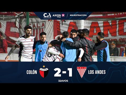32avos: Colón 2 - Los Andes 1