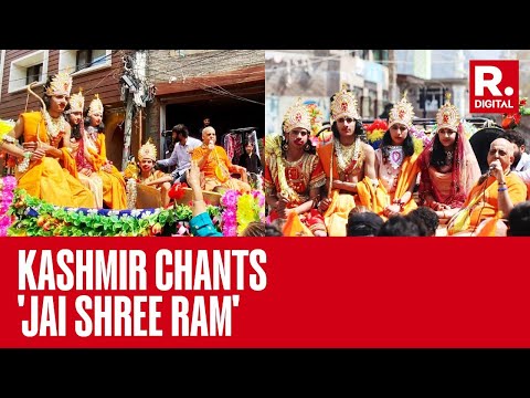 Kashmiri Pandits Celebrate Ram Navami By Taking Out Shobha Yatra In Srinagar