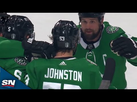 Stars Wyatt Johnston Wires Home Wicked Wrister Off The Draw