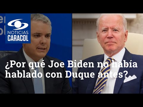 ¿Por qué Joe Biden no había  hablado con Iván Duque antes: asesor de la Casa Blanca responde