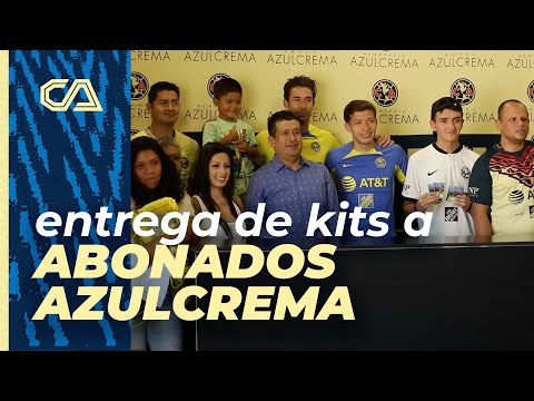 Nuestras Águilas hacen entrega de kits a Abonados Azulcrema que renovaron su Abono | Club América