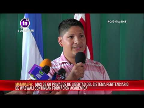 Graduación en educación de adultos en el Sistema Penitenciario de Matagalpa - Nicaragua