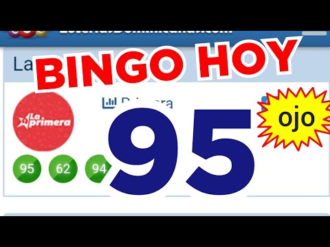 RESULTADOS de HOY...!! (( 95 )) BINGO hoy...!! loteria LA PRIMERA hoy..!! NÚMEROS FUERTES de HOY.