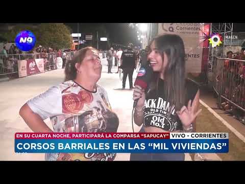 Corsos barriales en las “Mil Viviendas” - NOTICIERO 9