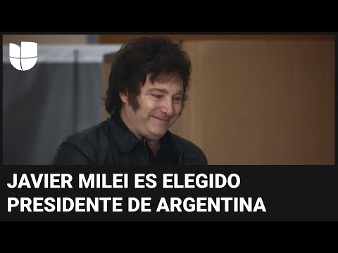 Argentina tiene nuevo presidente: Javier Milei le gana las elecciones con amplitud a Sergio Massa