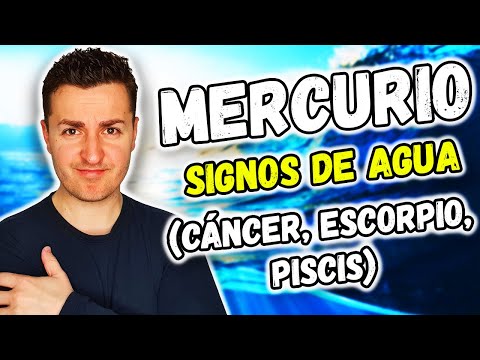 Significado de MERCURIO en SIGNOS de AGUA: CÁNCER, ESCORPIO y PISCIS | Astrología