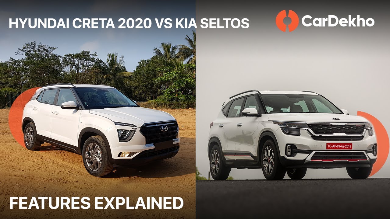 Hyundai Creta Vs Kia Seltos | Features Compared | CarDekho.com