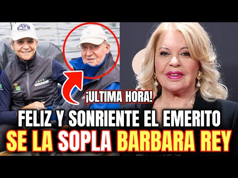 El Rey Juan Carlos REAPARECE SONRIENTE con la INFANTA ELENA se la SOPLA los AUDIOS con BARBARA REY