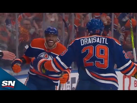 Oilers Evander Kane Trickles One Past David Rittich To Open Scoring In Game 5