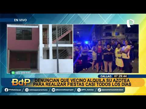 ¡Queremos descansar!: denuncian que vecino alquila su azotea para realizar fiestas en el Callao
