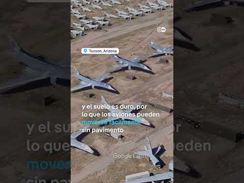 Datos curiosos: Así es el cementerio de aviones más grande del mundo #shorts