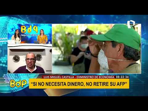 Luis Miguel García: “Sexto retiro de AFP hará que todo suba”