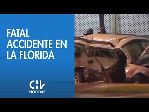 Grave accidente vehicular termina con un fallecido y tres personas lesionadas en La Florida