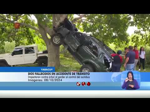 Mueren dos mujeres en accidente de tránsito – El Noticiero emisión meridiana 09/10/24