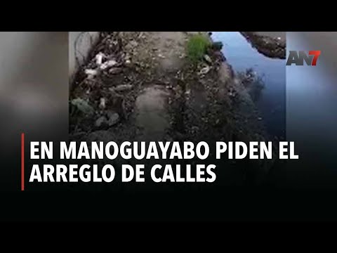 Comuneros de Manoguayabo piden el arreglo de calles