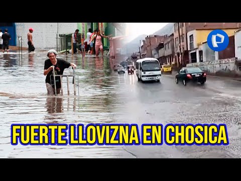 Reportan fuerte llovizna en Chosica: Se teme por activación de quebrada en el Pedregal