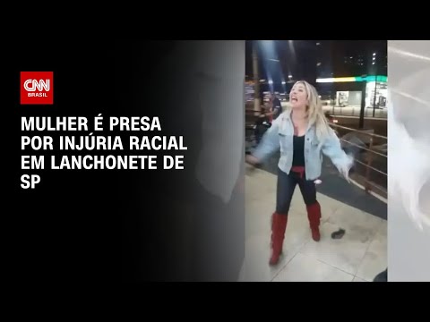 Mulher é presa por injúria racial em lanchonete em SP | LIVE CNN