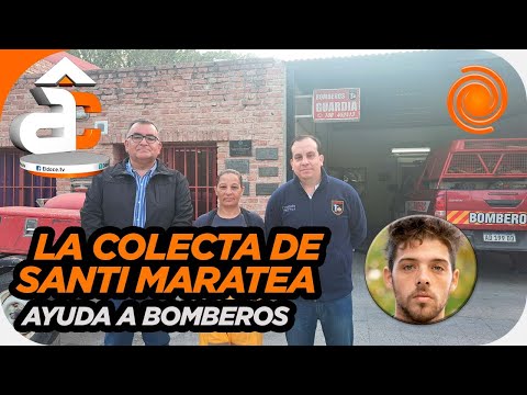 MILLONES DE PESOS PARA BOMBEROS: cómo es la colecta de Santi Maratea por los incendios en Córdoba