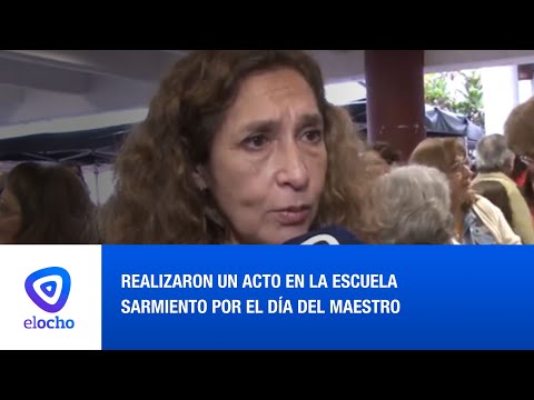 REALIZARON UN ACTO EN LA ESCUELA SARMIENTO POR EL DÍA DEL MAESTRO