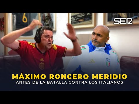 Máximo Roncero Meridio avisa a los italianos por el partido de la EURO: SPALLETI, te espero...