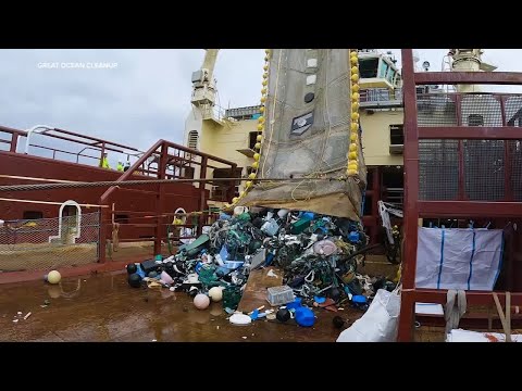 Ships sent to clean Great Pacific Garbage Patch in middle of ocean return to Northern California