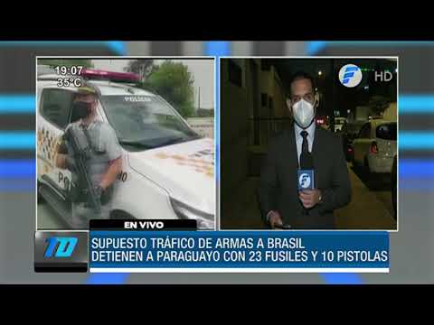 Paraguayo es detenido en Brasil con armas de guerra