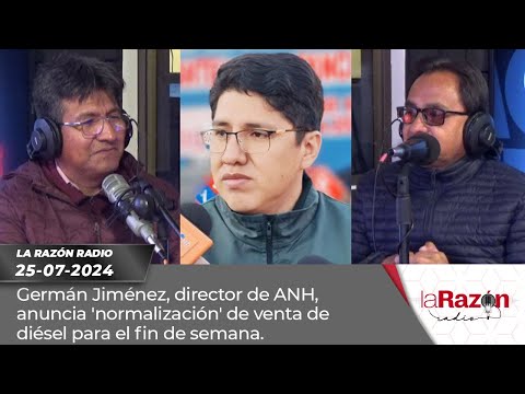 Germán Jiménez, director de ANH, anuncia 'normalización' de venta de diésel para el fin de semana.