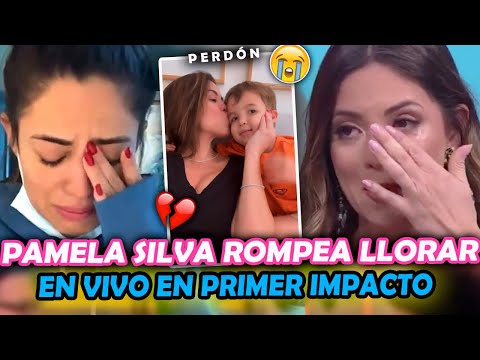 Pamela Silva ROMPE A LLORAR en VIVO durante la EMISIÓN de Primer Impacto  Perdón