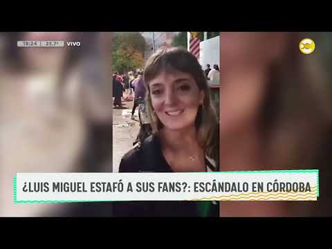 ¿Luis Miguel estafó a sus fans? Escándalo en Córdoba por un show de 40 minutos ?DPZT? 15-03-24