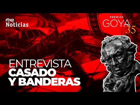 ENTREVISTA a MARÍA CASADO y ANTONIO BANDERAS en la ALFOMBRA ROJA de los PREMIOS GOYA I RTVE Noticias