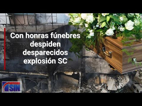 Con honras fúnebres despiden desparecidos explosión SC
