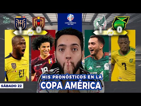 PRONÓSTICOS COPA AMÉRICA 2024 ? | APUESTAS DEPORTIVAS | FUTBOL SUDAMERICANO | RONDA 1