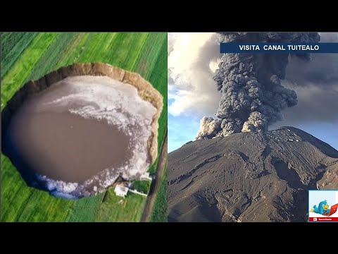 Socavón de Puebla y Popocatépetl estarían relacionados dicen Investigadores de la UNAM