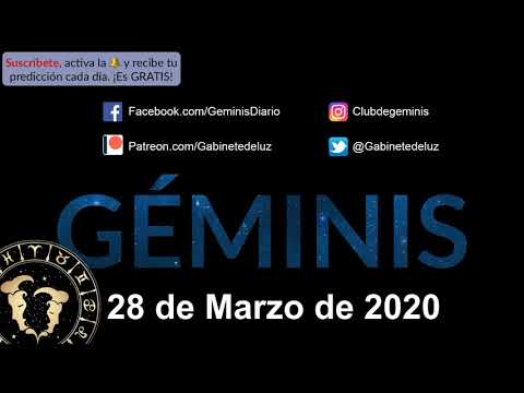 Horóscopo Diario - Géminis - 28 de Marzo de 2020