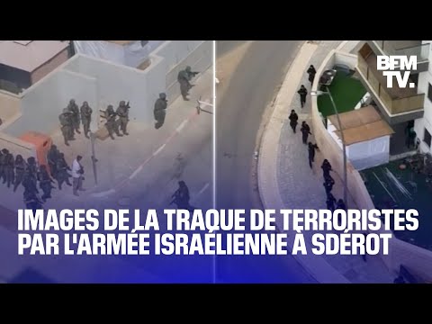 Les images de la traque de terroristes par l'armée israélienne à Sdérot