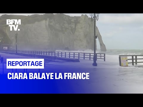 Ciara balaye la France
