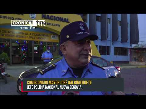 Policía de Nueva Segovia garantizará la seguridad para fiestas de fin de año - Nicaragua