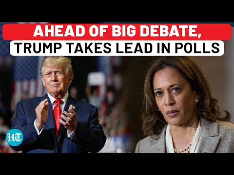 Trump Ends Kamala’s ‘Euphoric August’ With Poll Lead Ahead Of Big Debate | US Elections